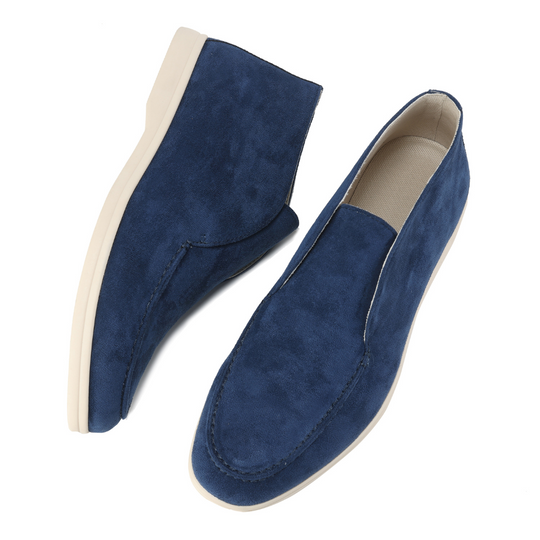 GEORGIO I OLD MONEY HIGH SUEDE LOAFERS