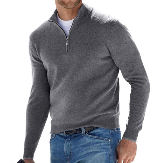 VITELLO | ZIP-UP SWEATER