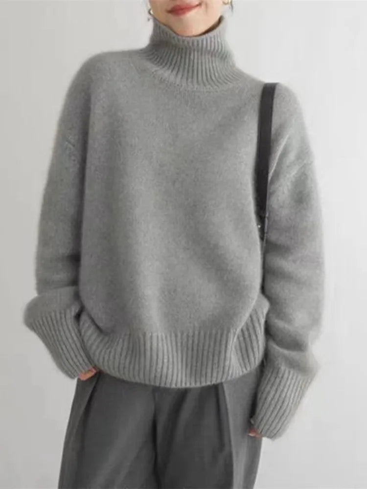 CELEN™ | LUXE, COMFORTABLE, SOFT KNITTED TURTLENECK JUMPER