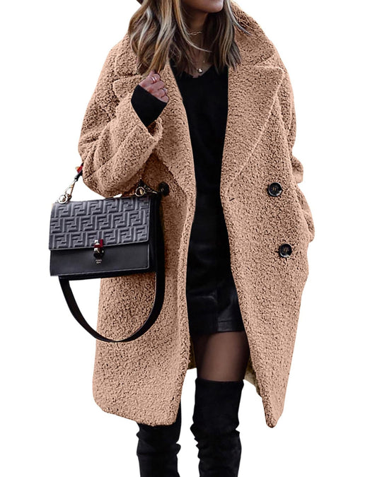 EVANDRA I LONG PLUSH COAT