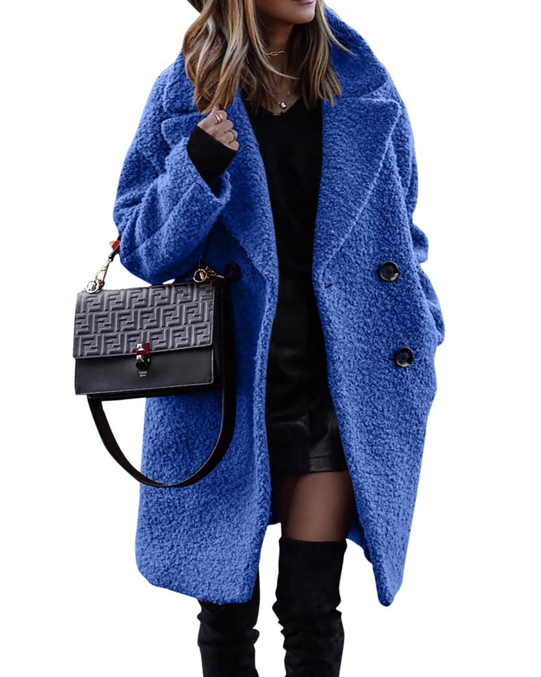 EVANDRA I LONG PLUSH COAT