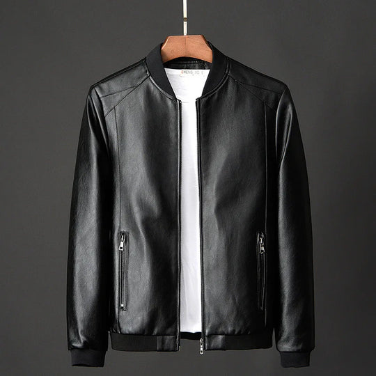 LUCAN™ | LUXURY LEATHER BOMBER JACKET