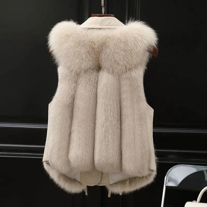 ESTELLE I FUR COAT VEST